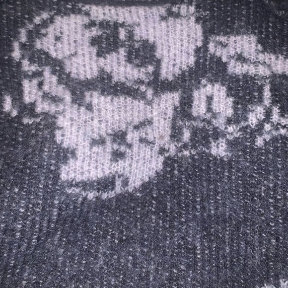 Free People Knit Rose Motif Mohair Sweater - Picture 3 of 7